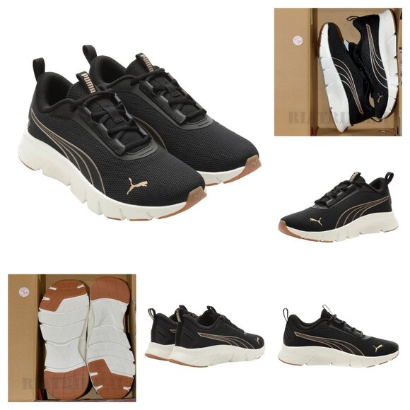 PUMA Ladies'‎ Flex Lite Sneaker Color: Black - Picture 1 of 7